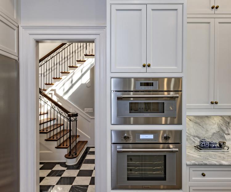 built in stove